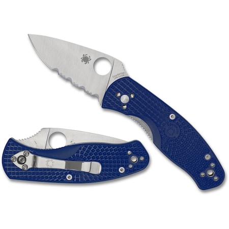 Spyderco 2023 Spyderco Reveal 10, Persistence Lightweight Cpm S35Vn Steel, Combo Edge SPY-C136PSBL